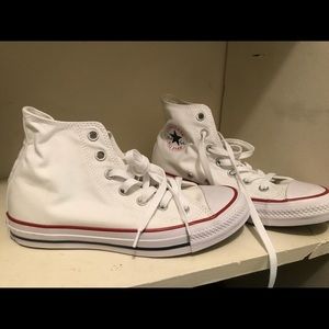 White all star converse high top